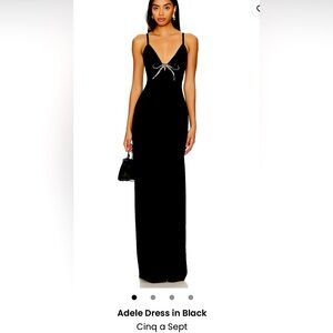 Cinq-a-sept Adele dress in black size 6